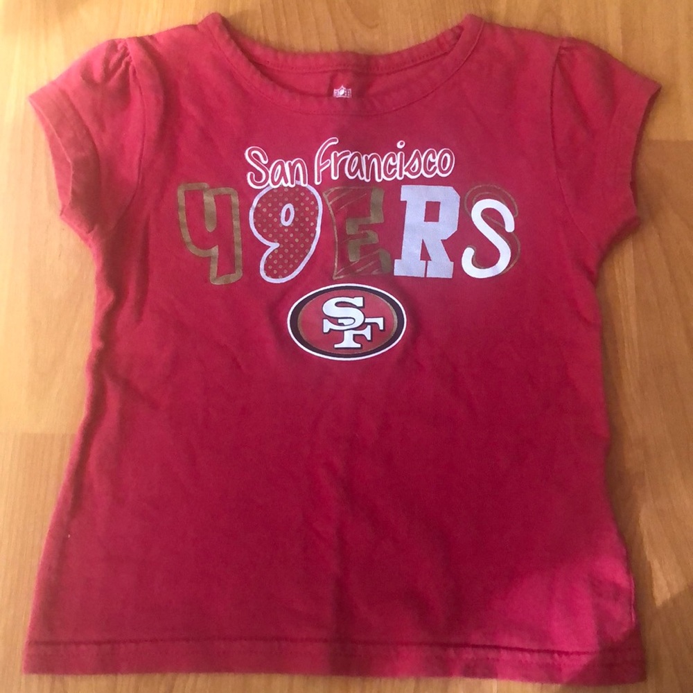 Toddler girls SF 49ers shirt Size 2T
